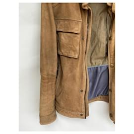 Massimo Dutti-Massimo Dutti leather jacket-Brown