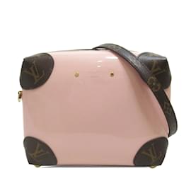 Louis Vuitton-Pink Louis Vuitton Vernis Miroir Venice Crossbody Bag-Pink