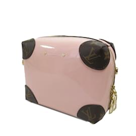 Louis Vuitton-Pink Louis Vuitton Vernis Miroir Venice Crossbody Bag-Pink