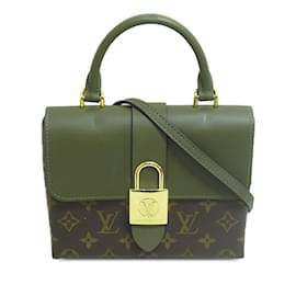 Louis Vuitton-Bolsa Olive Louis Vuitton Monograma Locky BB-Outro