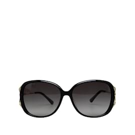 Gucci-Lunettes de soleil rondes teintées noires Gucci-Noir