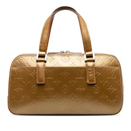 Louis Vuitton-Gold Louis Vuitton Monogram Mat Shelton Handbag-Golden