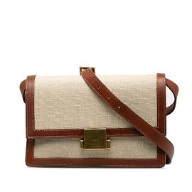 Borsa a tracolla media Bellechasse Saint Laurent beige Beige