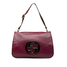 Gucci-Purple Gucci Blondie Shoulder Bag-Purple