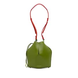 Alexander Mcqueen-Red Alexander McQueen Leather The Bucket Bag-Red