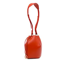 Alexander Mcqueen-Rote Alexander McQueen Leder-Beuteltasche-Rot