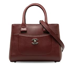 Chanel-Bolso satchel ejecutivo Chanel Mini Neo burdeos-Burdeos