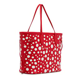 Louis Vuitton-Sac cabas rouge Louis Vuitton x Yayoi Kusama Dots Infinity Neverfull MM-Rouge