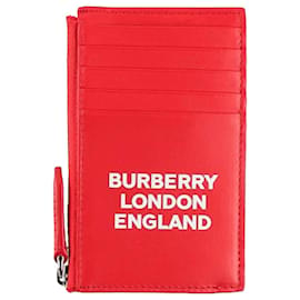 Burberry-BURBERRY CARD HOLDER-Red