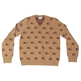 Gucci-Sweaters-Beige