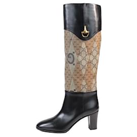 Gucci-BOOTS-Noir,Beige