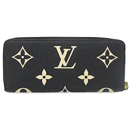 Louis Vuitton-Portefeuille Zippy géant monogramme noir Empreinte Louis Vuitton-Noir