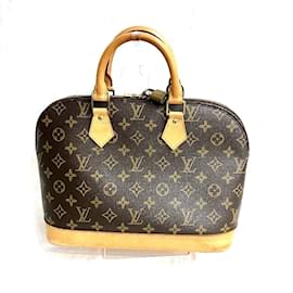 Louis Vuitton-Louis Vuitton Monogram Alma PM Canvas Handbag M53151 in Fair condition-Brown