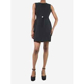 Theory-Black sleeveless sculpted dress - size US 2-Black