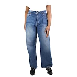 Autre Marque-Blaue Jeans mit weitem Bein – Größe UK 10-Blau