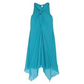 Patrizia Pepe-Magnifique robe PATRIZIA PEPE turquoise, Neuf avec étiquette-Turquoise