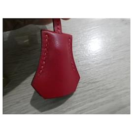 Hermès-clochette , nuova cerniera e lucchetto Hermès per la borsa per la polvere Hermès-Rosa