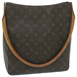 Louis Vuitton-LOUIS VUITTON Monogram Looping GM Shoulder Bag M51145 LV Auth 64149-Monogram