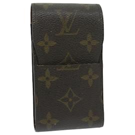 Louis Vuitton-Étui à cigarettes LOUIS VUITTON Monogram Etui M63024 LV Auth ki3972-Monogramme