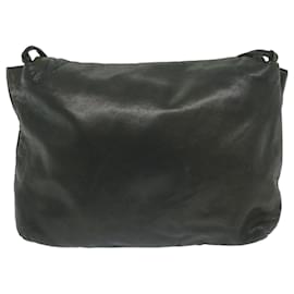 Loewe-LOEWE Shoulder Bag Leather Black Auth 63881-Black