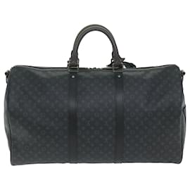 Louis Vuitton-LOUIS VUITTON Monogram Eclipse Keepall Bandouliere 50 Bag M56856 LV Auth 63543S-Other