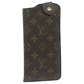 Louis Vuitton-Estojo de óculos LOUIS VUITTON Monogram Etui Lunette MM M66544 LV Auth yk10112-Monograma