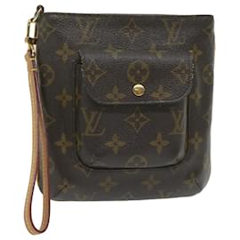 Louis Vuitton-LOUIS VUITTON Monogram Partition Pouch M51901 Autenticação de LV 63557-Monograma