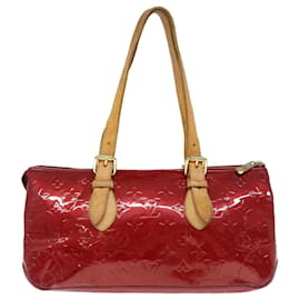 Louis Vuitton-LOUIS VUITTON Vernis Rosewood Avenue Hand Bag Pomme D'amour M93507 LV Auth 63498-Other