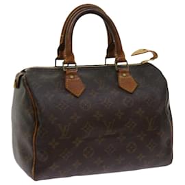 Louis Vuitton-Louis Vuitton Monogram Speedy 25 Borsa a mano M41528 LV Auth bs10668-Monogramma