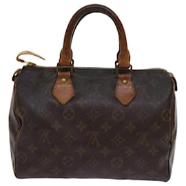 Louis Vuitton-Louis Vuitton Monogram Speedy 25 Hand Bag M41528 LV Auth bs10668-Monogram