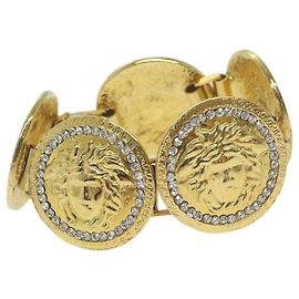 VERSACE Armband Gold Auth5625 Golden