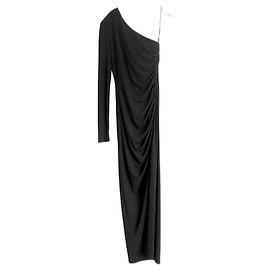 Patrizia Pepe crystal embellished evening dress Black