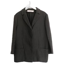 Marni-Schwarze Jacke mit entspannter Passform aus den Archiven von Marni-Schwarz