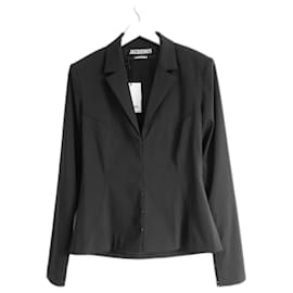 Jacquemus-Jacquemus La Montagne open back jacket-Black