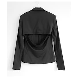 Jacquemus-Jacquemus La Montagne open back jacket-Black