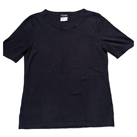 Camiseta Chanel Uniform de algodón azul marino Azul marino