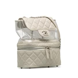 Chanel-White Chanel Aquarium Backpack-White