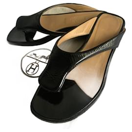 Hermès-Sandals-Black