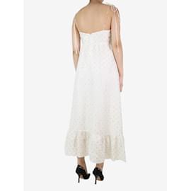 Autre Marque-White embroidered strap dress - size S-White