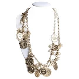 Chanel-Gold Rue Cambon charm necklace-Golden