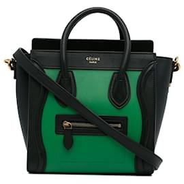 Céline-Celine Green Nano Bicolor Luggage-Other