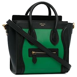 Céline-Celine Green Nano Bicolor Luggage-Other