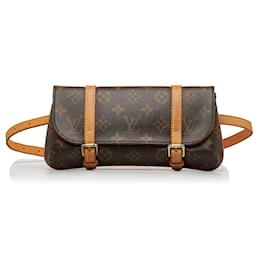 Louis Vuitton-Louis Vuitton Pochette Marelle Monogram Marron-Marron