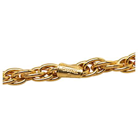 Chanel-Chanel Gold CC Medallion Collar Necklace-Golden