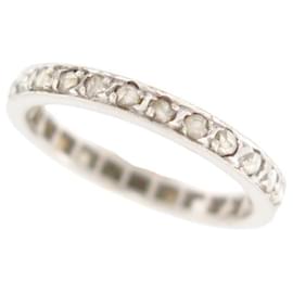 Autre Marque-AMERICAN ALLIANCE RING 25 diamants 0.5ct white gold 18k t49 GOLD DIAMONDS RING-Silvery