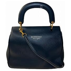 Burberry-DK88 Top Handle Bag  DK88-Blue