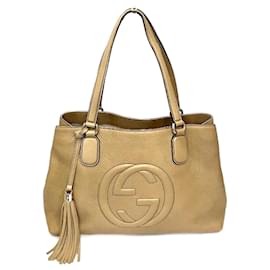 Gucci-Soho Working Tote Bag  308363-Brown