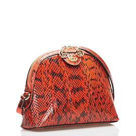 Gucci-Bolsa de Ombro Pequena Ophidia 499621-Laranja