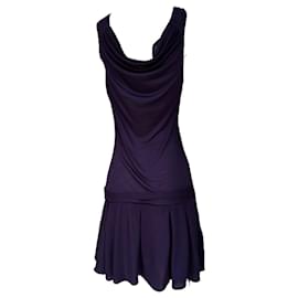 Christian Dior-Vintage robe Christian Dior époque Galliano-Purple,Dark purple