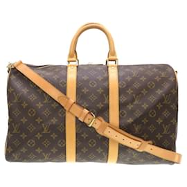 Louis Vuitton-Louis Vuitton Keepall Bandouliere 45-Brown